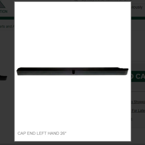CAP END LEFT HAND 26" # 9051562-04