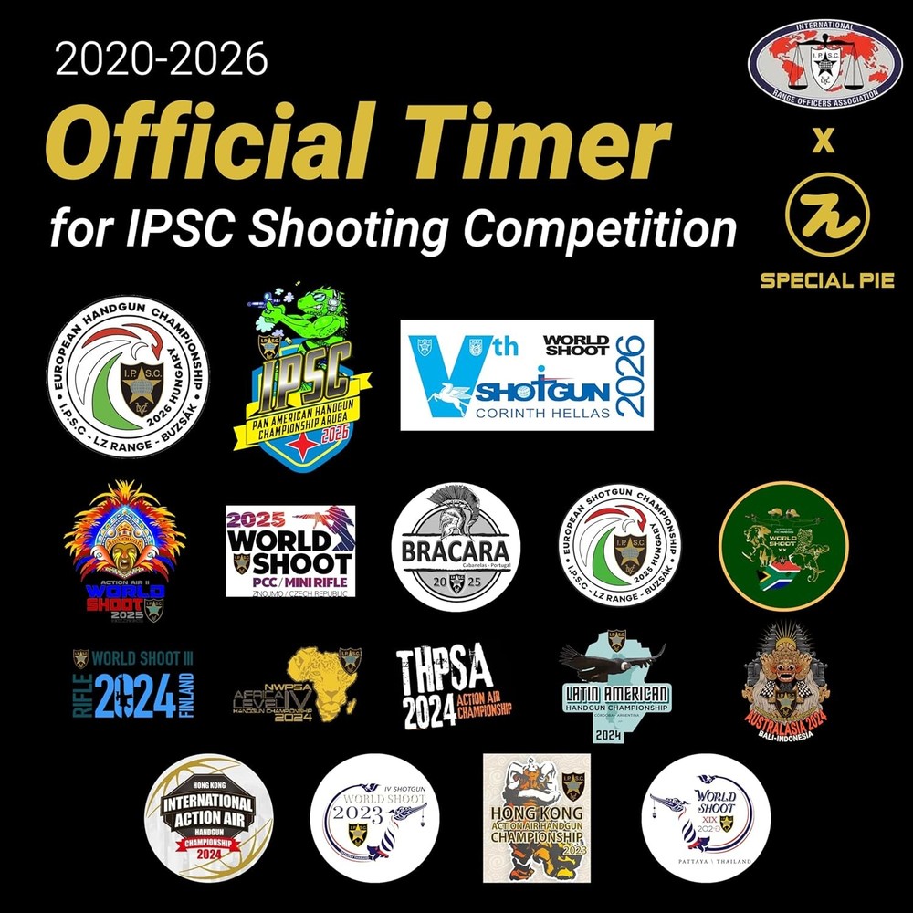 IPSC Shooting Timer with Bluetooth Belt Clip