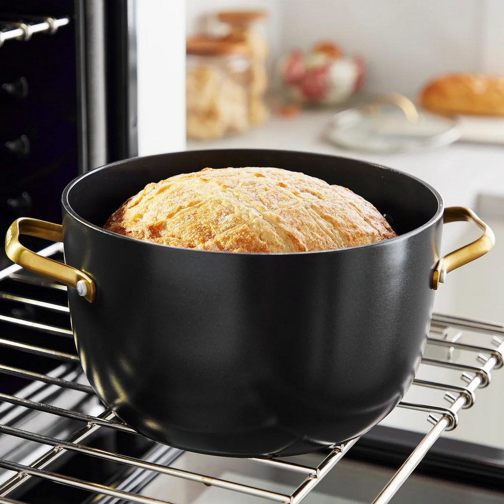 GreenPan Reserve 10Pc Ceramic Nonstick Cookware Set Matte Black Pots Pans