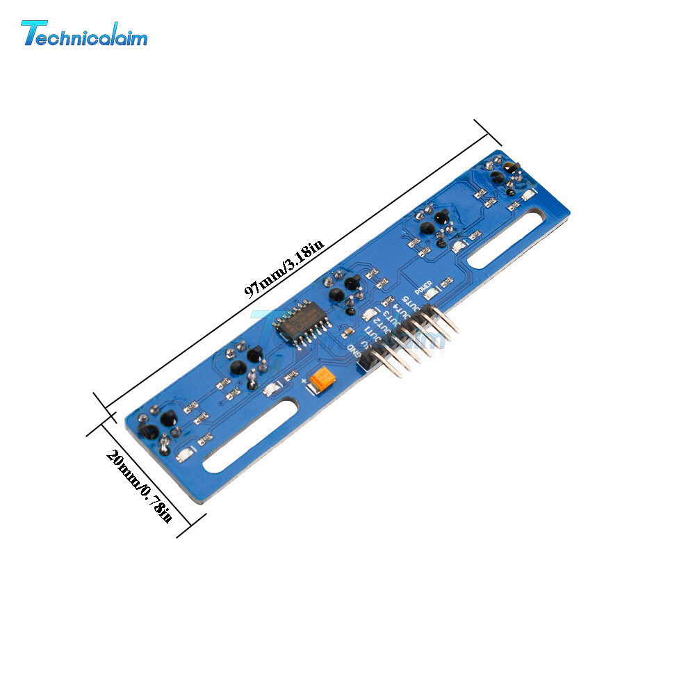 5-Way Tracking Sensor Infrared Line Sensor Obstacle Avoidance Module TCRT5000L-