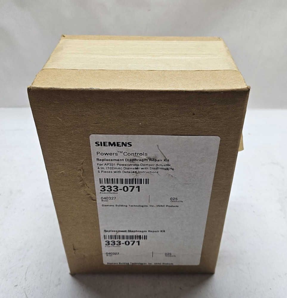 Siemens Powers Controls 333-071 Diaphragm Kit Model 040327 (5pk)