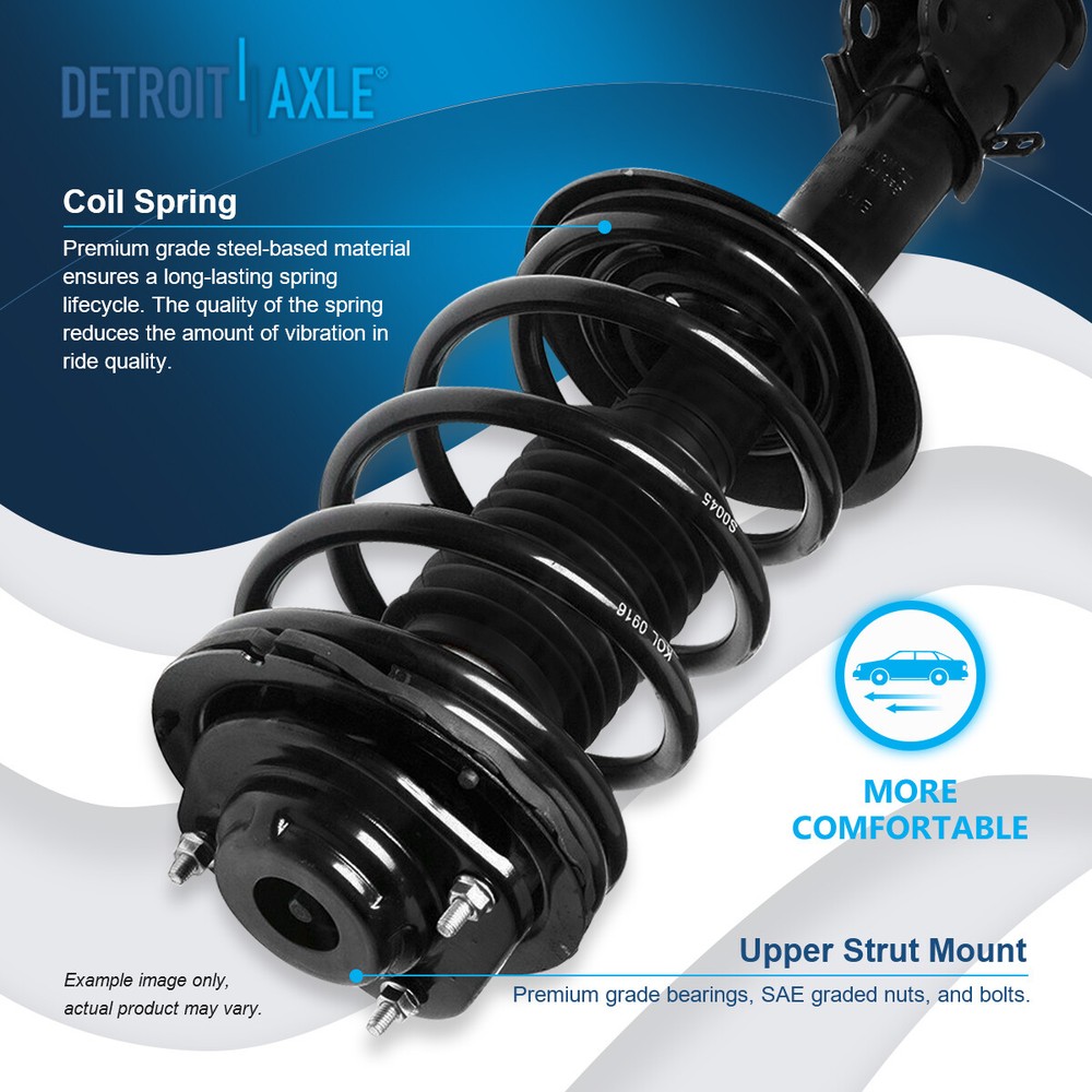 Front Struts Spring + Rear Shock Absorbers for 2001 - 2010 Chrysler PT Cruiser