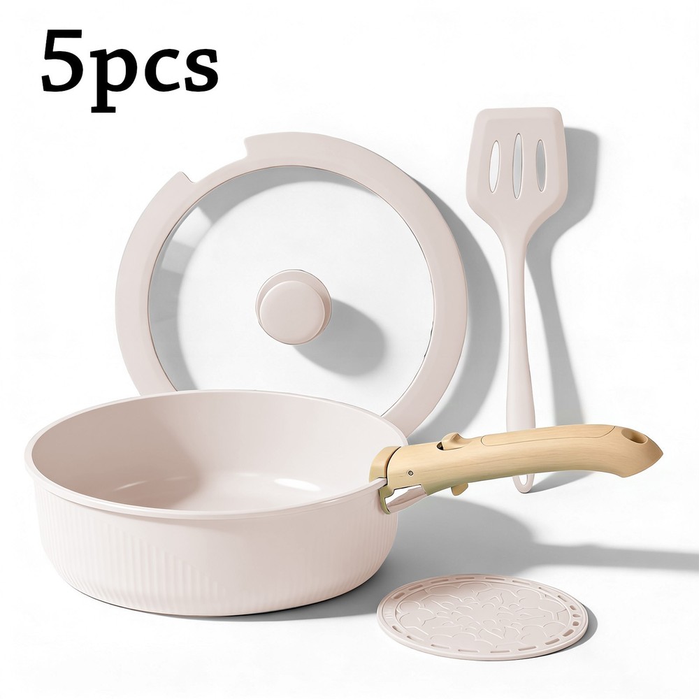 5-Piece Non-Stick Cookware Set, Induction-Ready, Kitchen Cookware Set