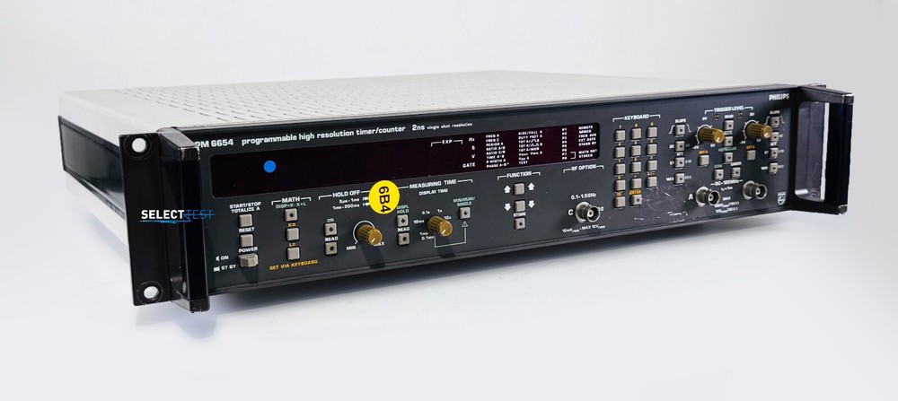 PHILIPS PM6654 PROGRAMMABLE FREQUENCY COUNTER W/OPTs (REF.: 873N)