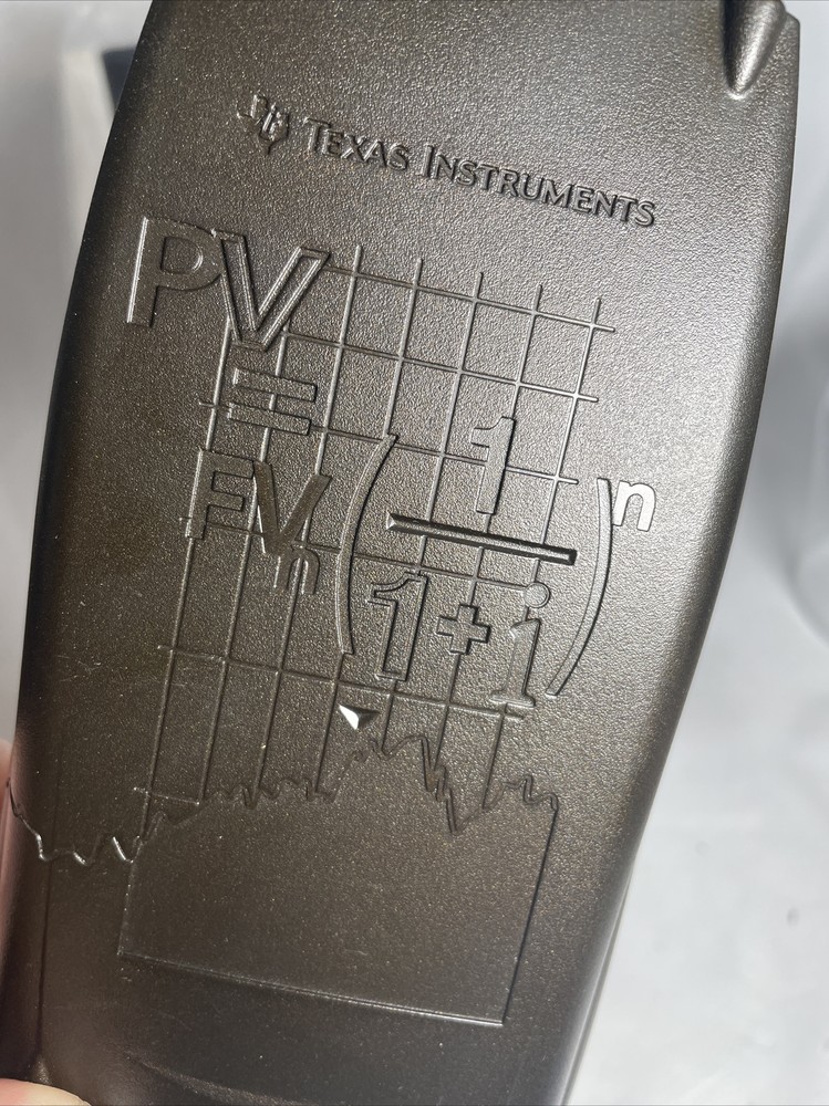 Calculator Texas Instruments BA II Plus Has Manual Works