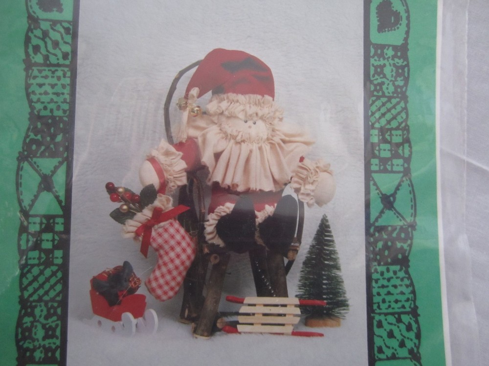 Homestead Station Santa 10" Doll Pattern #110 Fabric Pattern ONLY