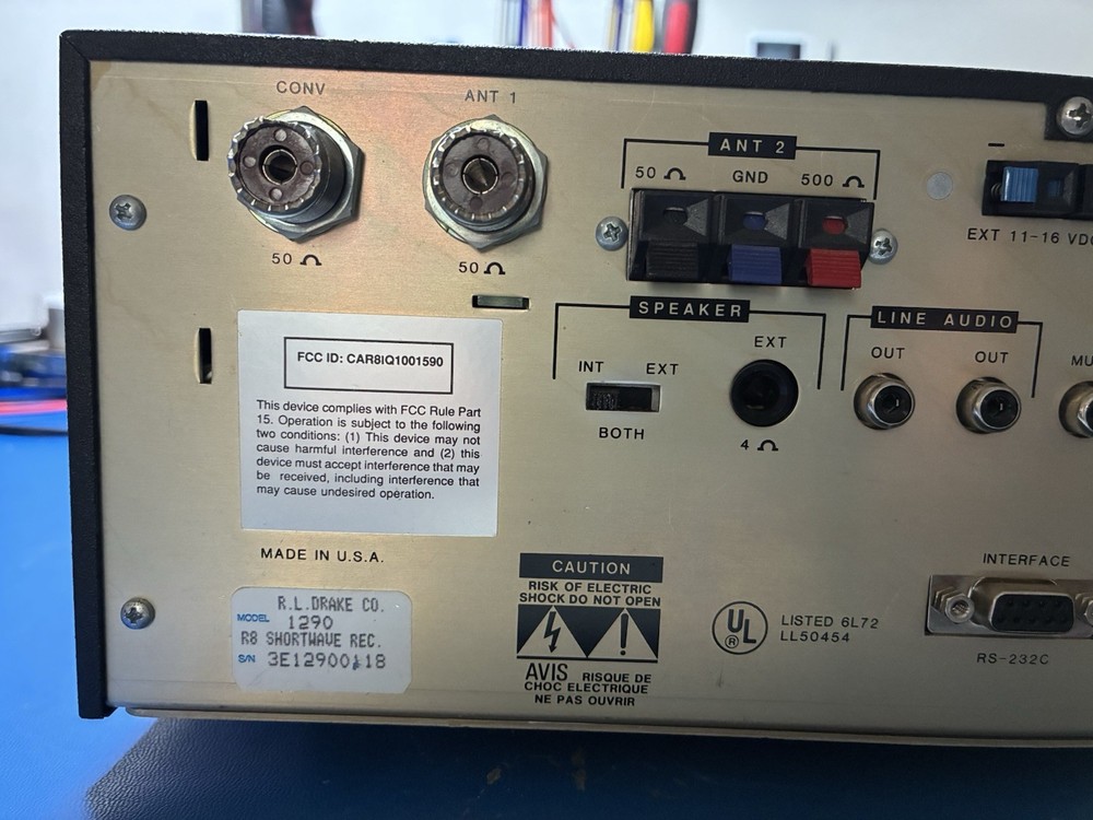 Drake R8 HF Receiver, Working