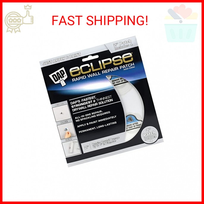 DAP Eclipse Rapid Wall Repair Patch, 2 in, 4 Pack (7079809161)