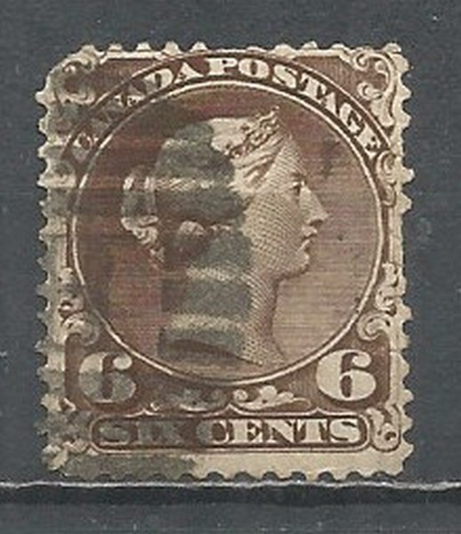 Canada 1868 year, used stamp