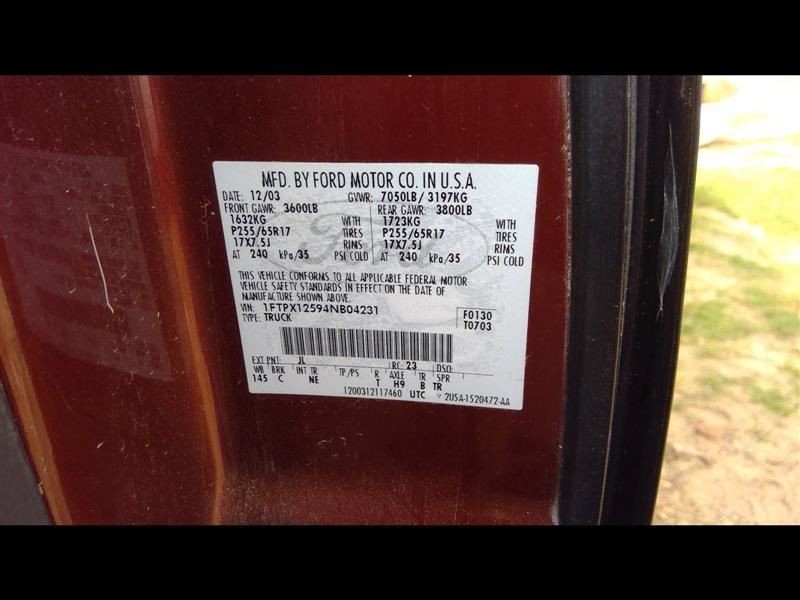 F150NEW 2004 Glove Box 18849