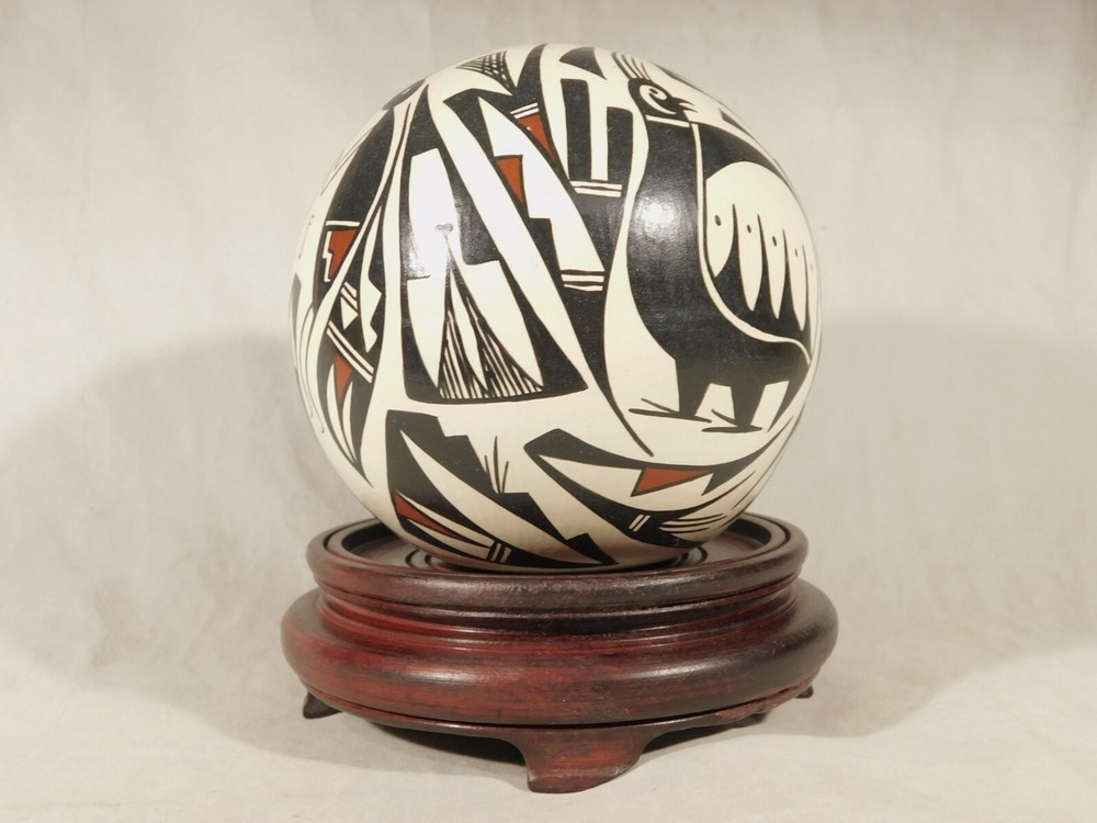 Display Stand Solid Wood Decorative Design Medium Size