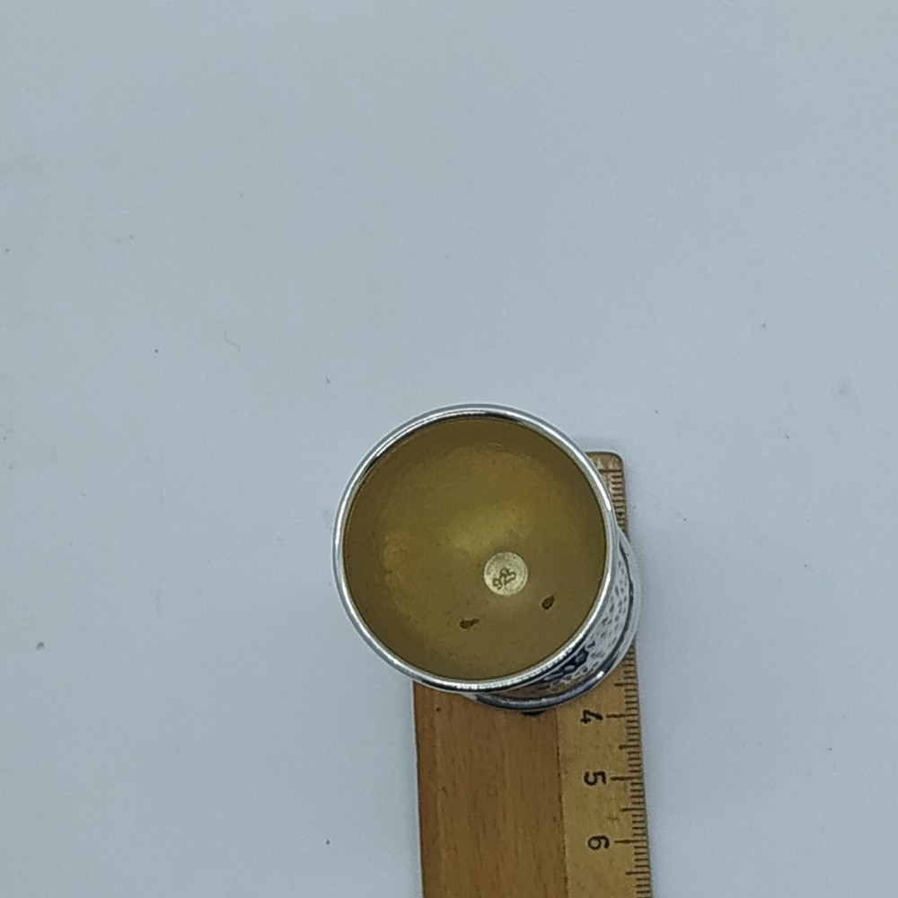 Sterling Silver Small Wine Cup Hammered handmade contemporary design