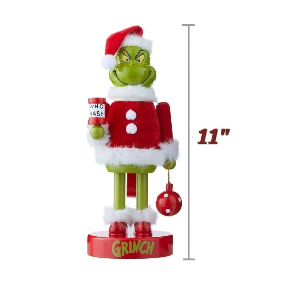 The Grinch 11" Nutcracker Dr Suess