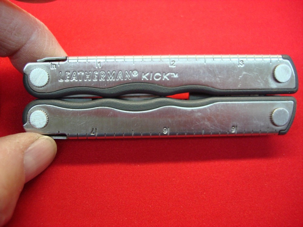 LEATHERMAN KICK MULTI-TOOL - GENUINE WITH 5 TOOLS - PREOWNED BUT VERY NICE COND.