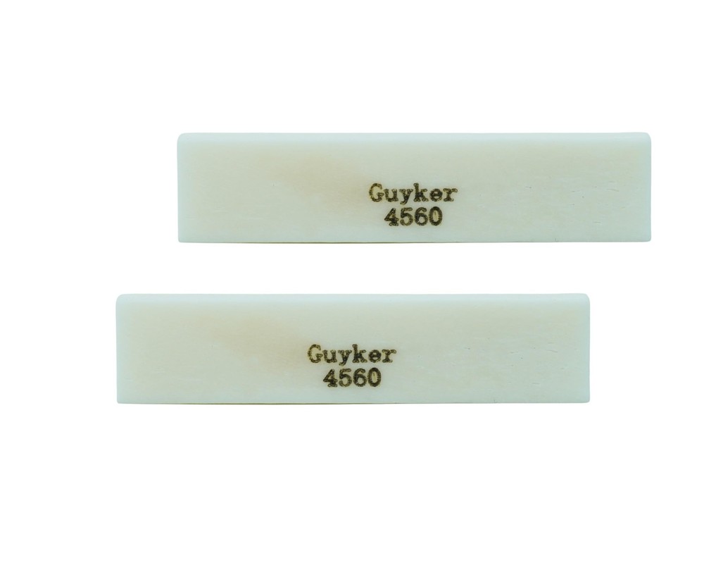 Guyker Blanks Bone Nut, String Pillow Nut Saddles Unslotted Guitar Bridge Nut...