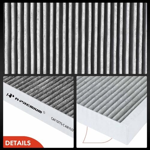 2-PC Engine & Cabin Air Filter with Activated Carbon Compatible with