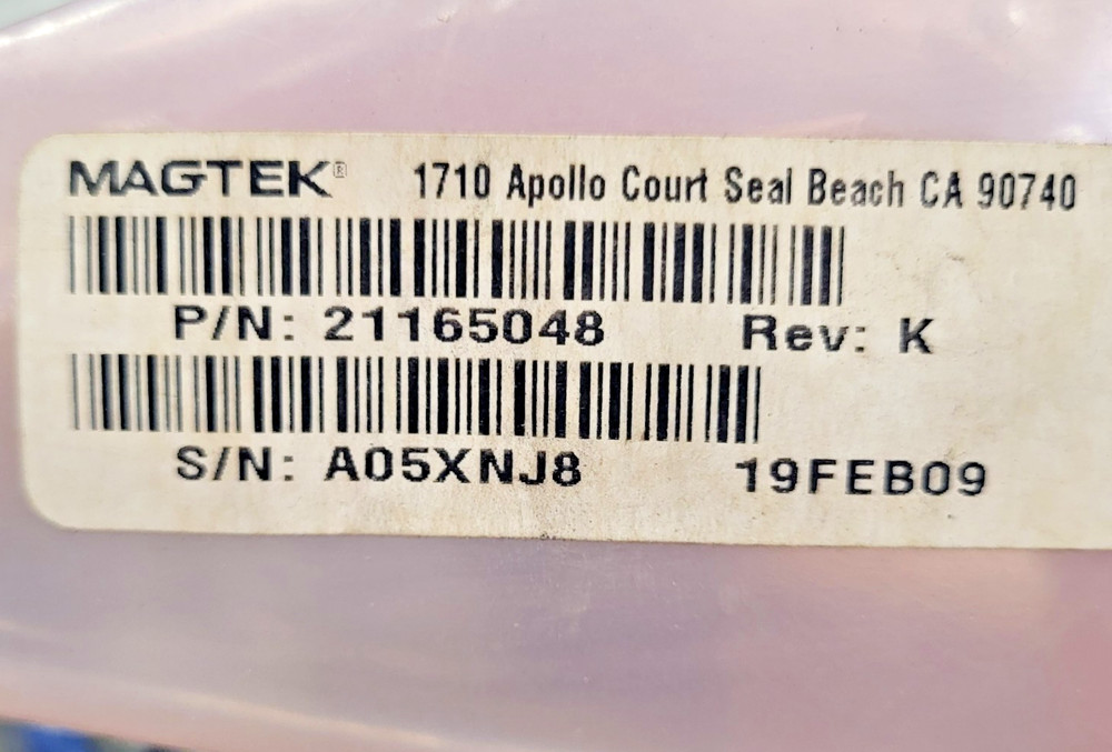 MAGTEK card reader, model 21165048