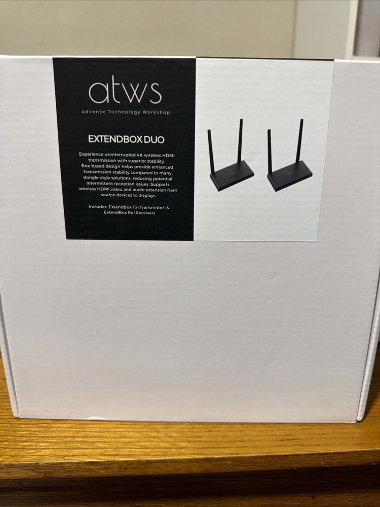 Wireless HDMI Transmitter and Receiver Kit, 4K HDMI Extender 164ft Range