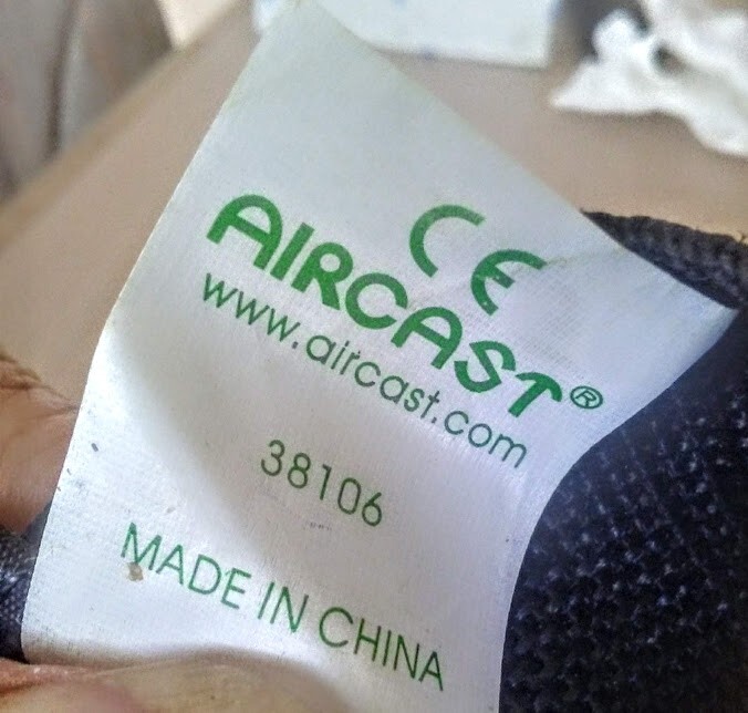 Aircast AirSport Ankle Support Brace Right Foot Size Medium Hook & loop Closure