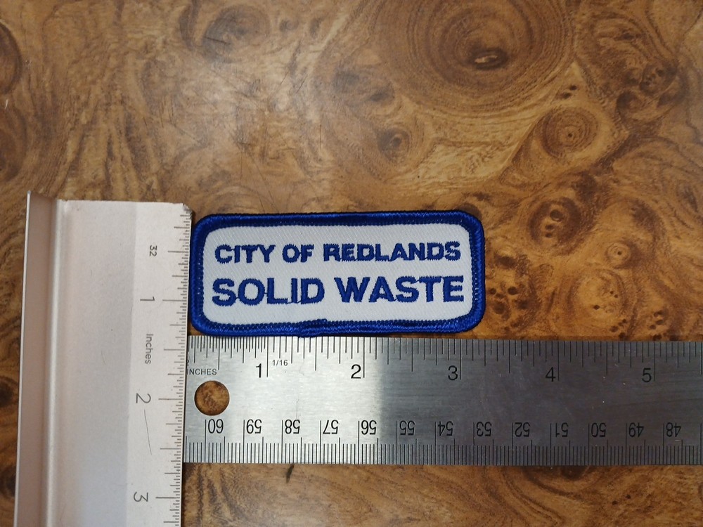 City Of Redlands Solid Waste Patch