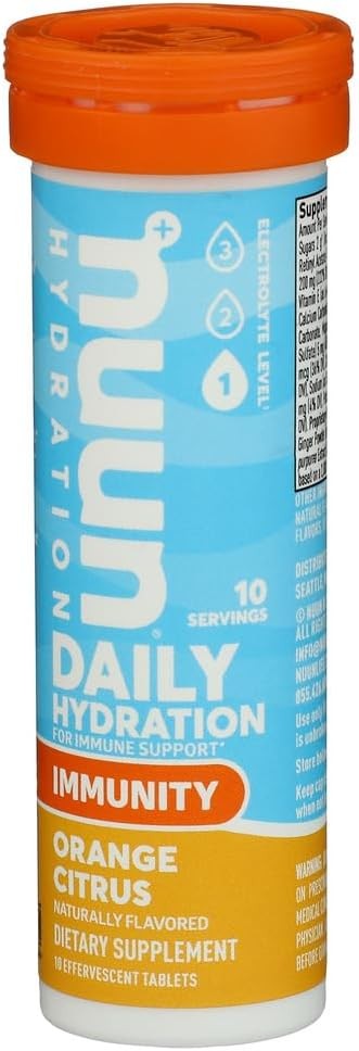 Nuun, Immunity Orange Citrus, 1.9 Ounce