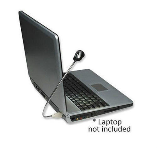 Manhattan USB Notebook Computer Flex Light with 2-LED and On/Off Push Button