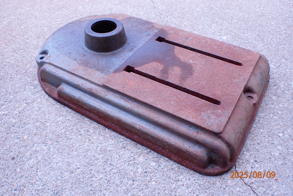 VINTAGE OLDER STYLE ATLAS 15" DRILL PRESS FLOOR BASE CAST IRON CASTING
