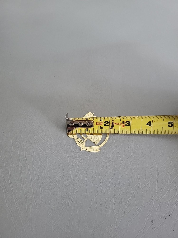 Vtg Cape Code Lighthouse Metal Gold Tone Bookmark 2"