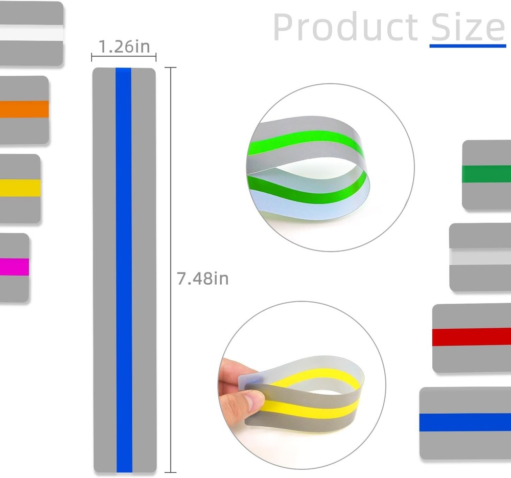 Guided Reading Strips & Highlight Strips, Reading Assistance Strips for Home Stu