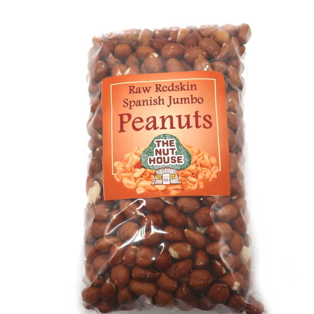 Raw Redskin Spanish Jumbo Peanuts 1 lb