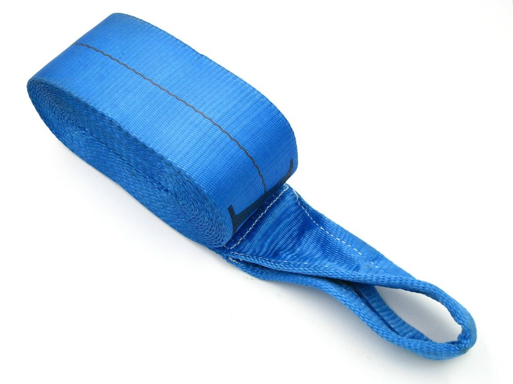 5 BLUE 4" x 30' Loop End Winch Straps Flatbed Truck Trailer Tie Down Load Strap