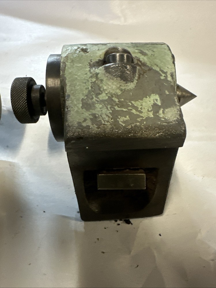 J & L Optical Comparitor Bench Centers Set/ Tailstock