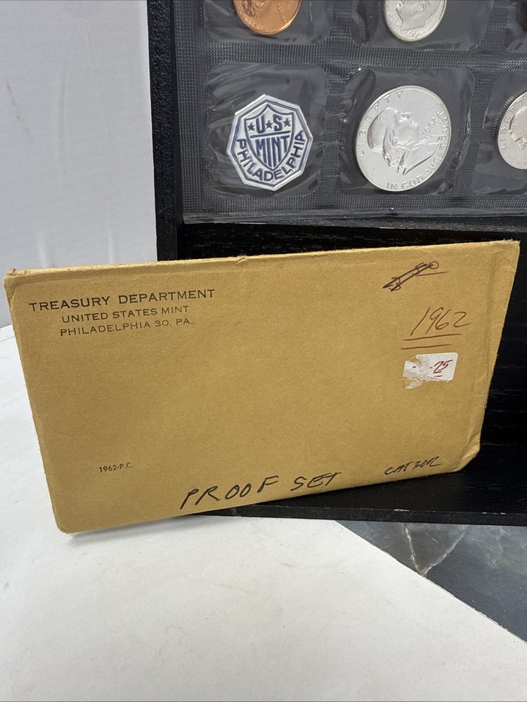 1961 And 1962 Proof Set Us Coins