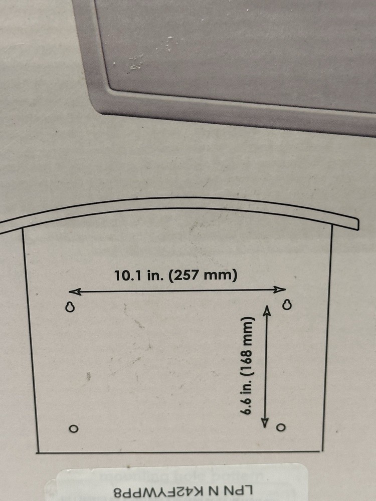 Dal Rae Architectural Mailbox Locking Wall Mount Mailbox 2562W-10 Front Access