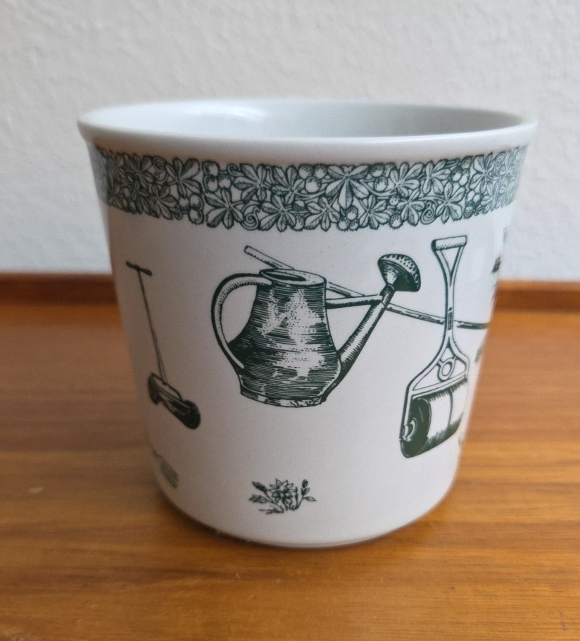 Spode Gardening Pattern Flower Pot Planter