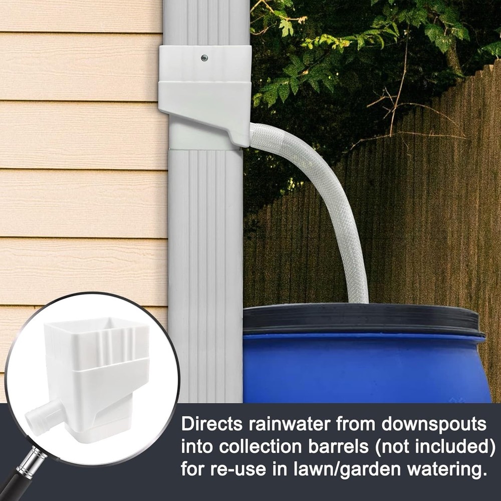 Rain Barrel Diverter Kit, Custom Rainwater Collection System