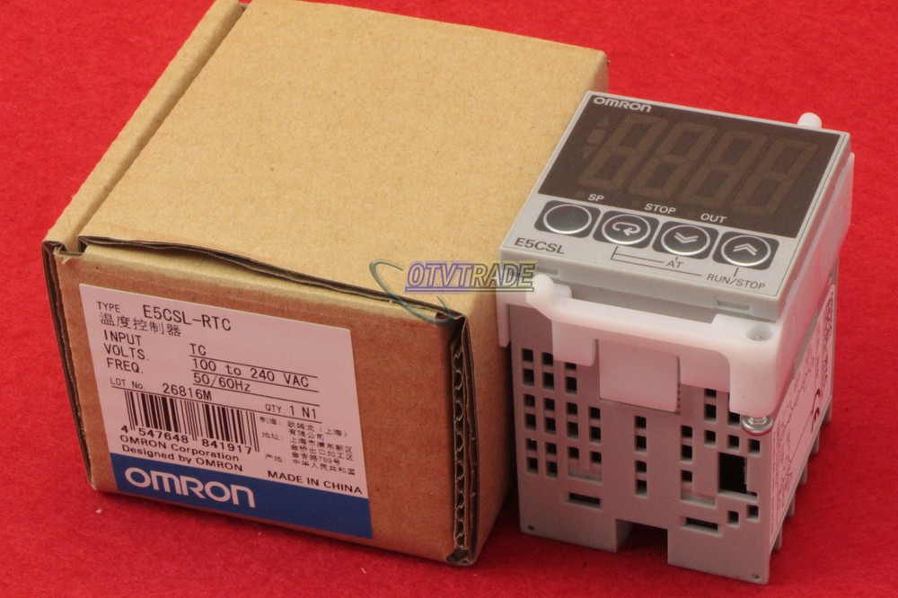 NEW One Omron Temperature Controller E5CSL-RTC E5CSLRTC 100-240V