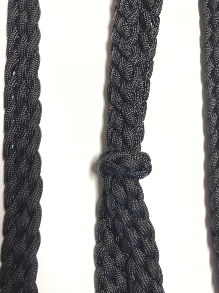 Flat Braided split reins 5/8", Paracord Rein
