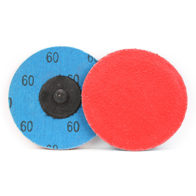 100 Pack - 3" Inch 60 Grit Ceramic Quick Change Sanding Discs Type R Roloc