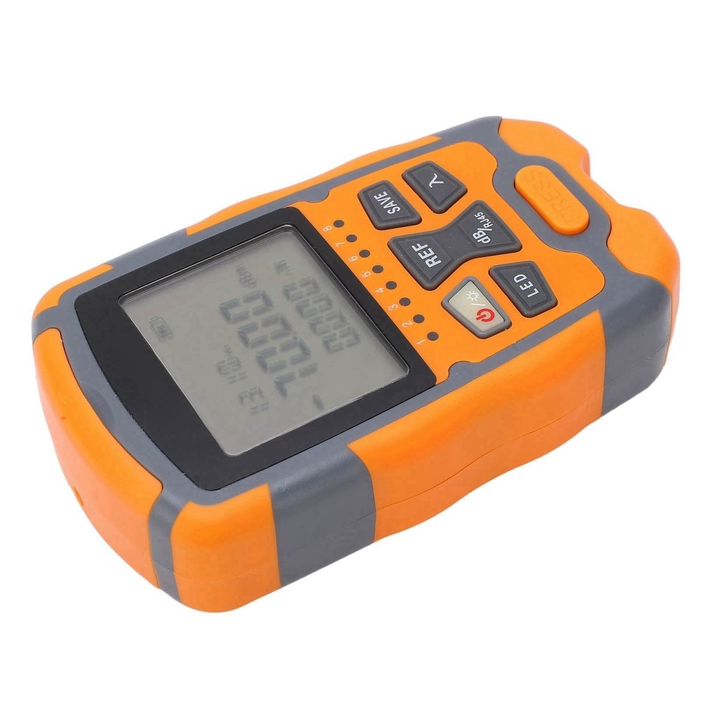 Optical Fiber Cable Tester Multimeter Tool Optical Power Meter with LED Light