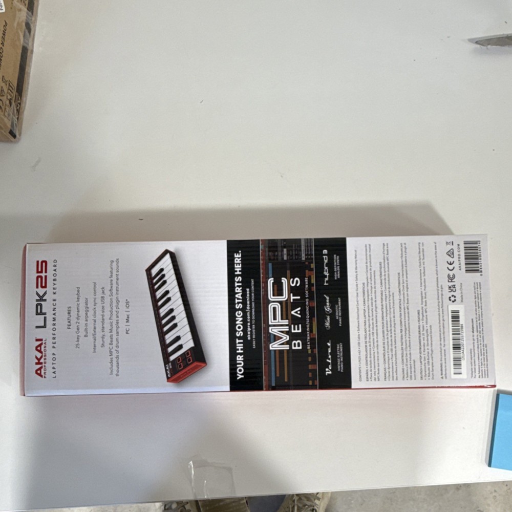 Akai LPK25 MIDI Keyboard Controller 25 Synth Keys USB Arpeggiator