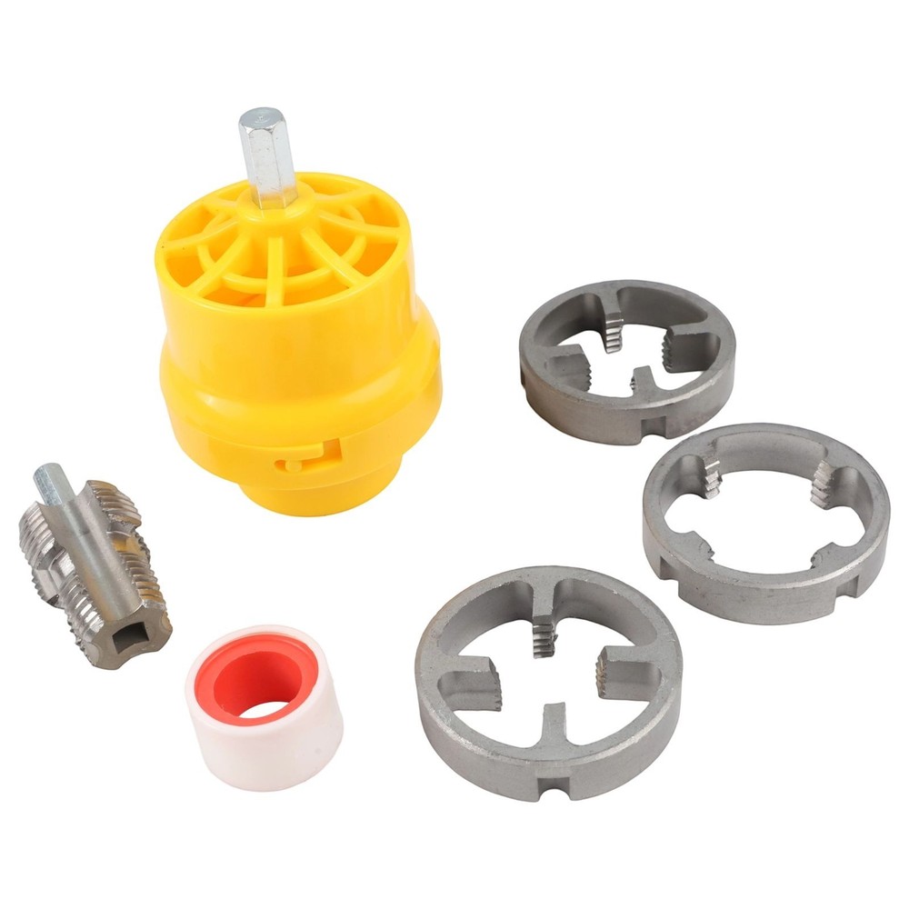 PVC Pipe Threader Dual Function Tool Home Renovation Drill Compatibility