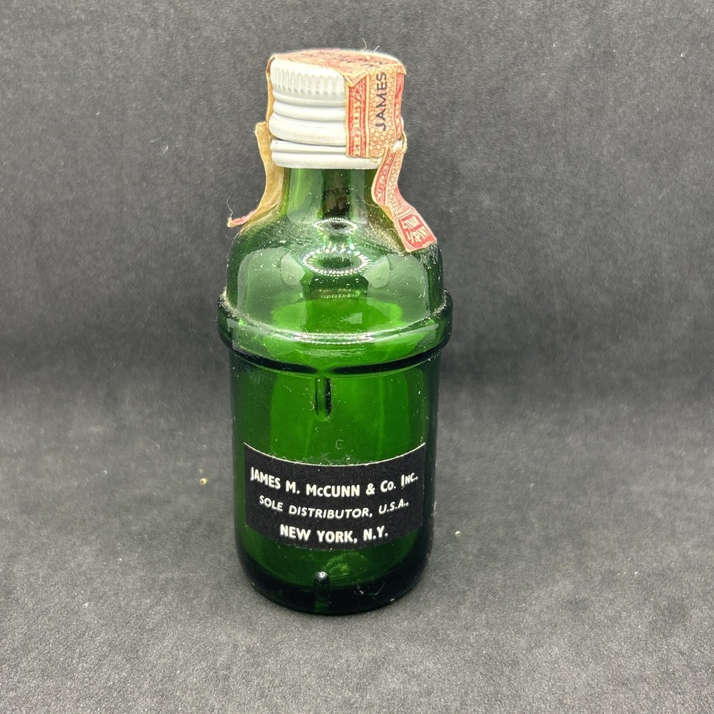 Vintage Tanqueray Special Dry Martini Empty Mini Bottle