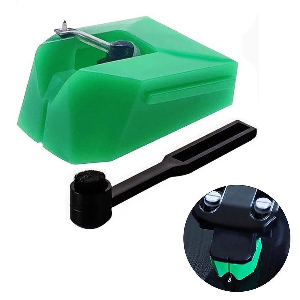 Essential ATVMN95E Turntable Needle Replacement with Maintenance Brush