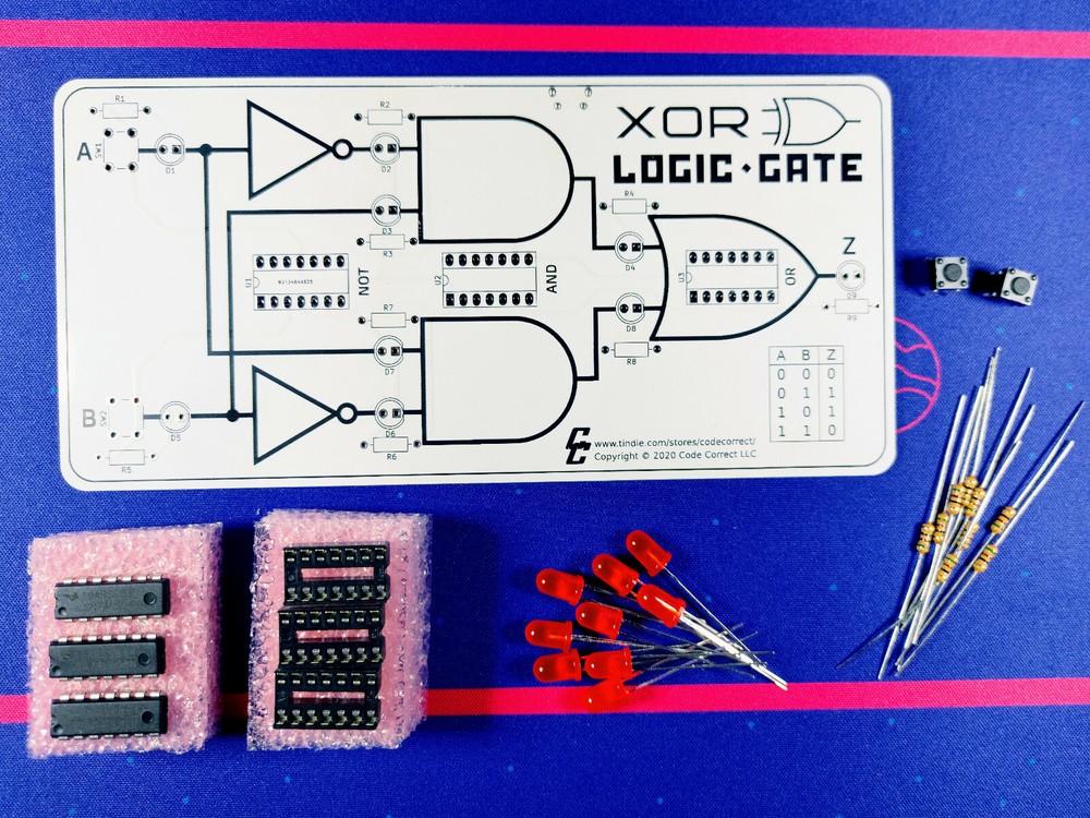 Logic Gates Learning Kit #3 - XOR (Assembly Required)