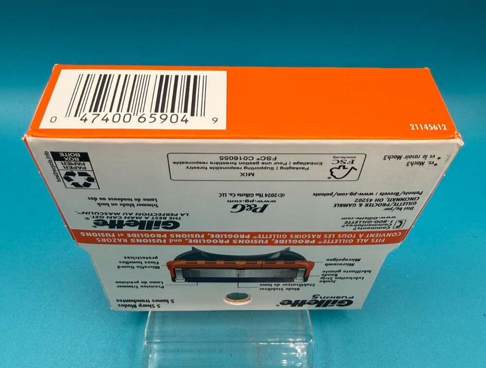Gillette Fusion 5 - 2 Cartridges