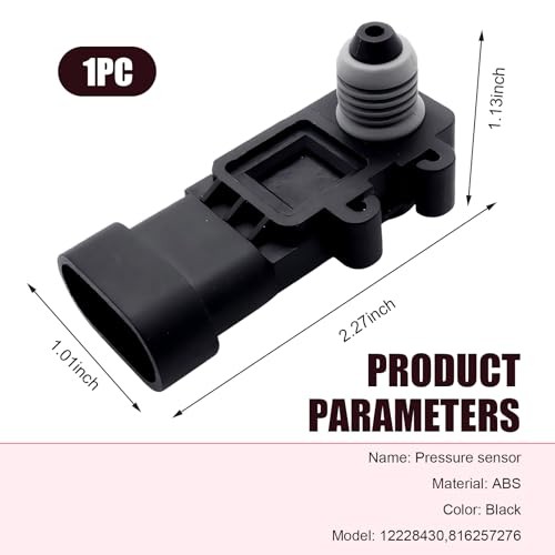 1 PC Fuel Tank Pressure Sensor, Waterproof Socket Sensor Replacement 16238399