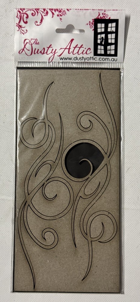 Dusty Attic, Chip Board, Scroll #12, DA2353G