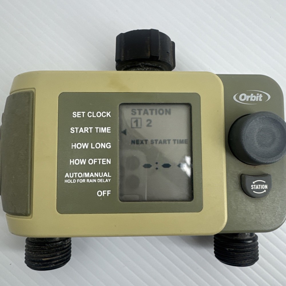 Orbit 2 Outlet Digital Hose Sprinkler Irrigation WateringTimer