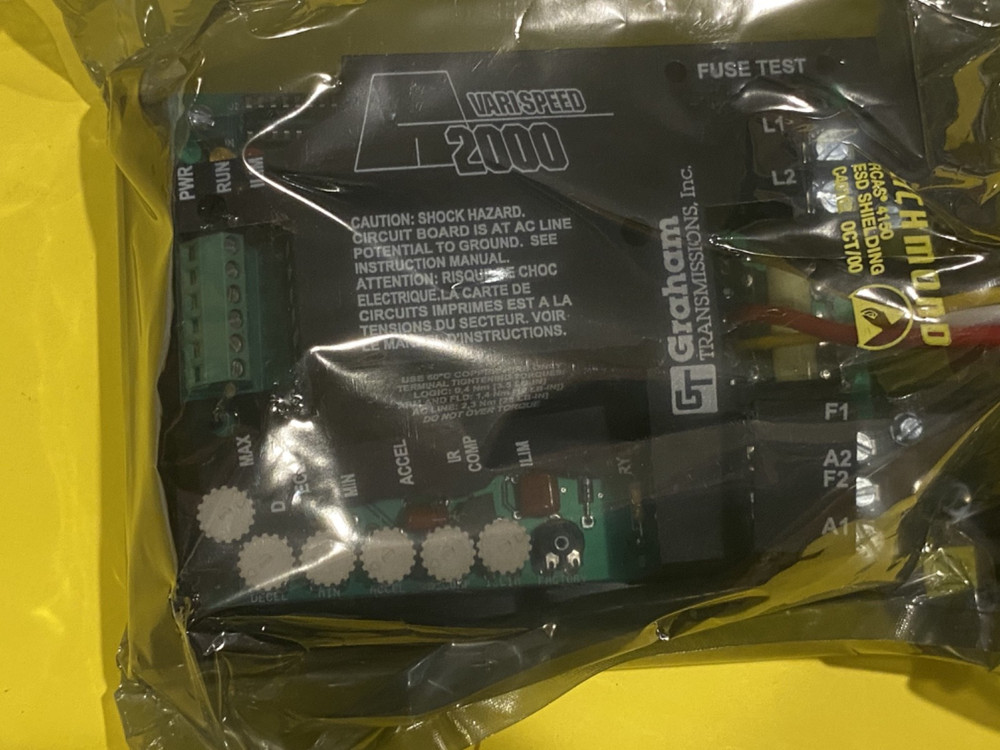NEW GRAHAM Transmissions Varispeed A2000 176B6010 Motor Speed Controller